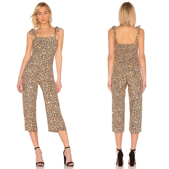 Faithful The Brand Elsa leopard animal cheetah jumpsuit romper 15935 - Picture 1 of 15
